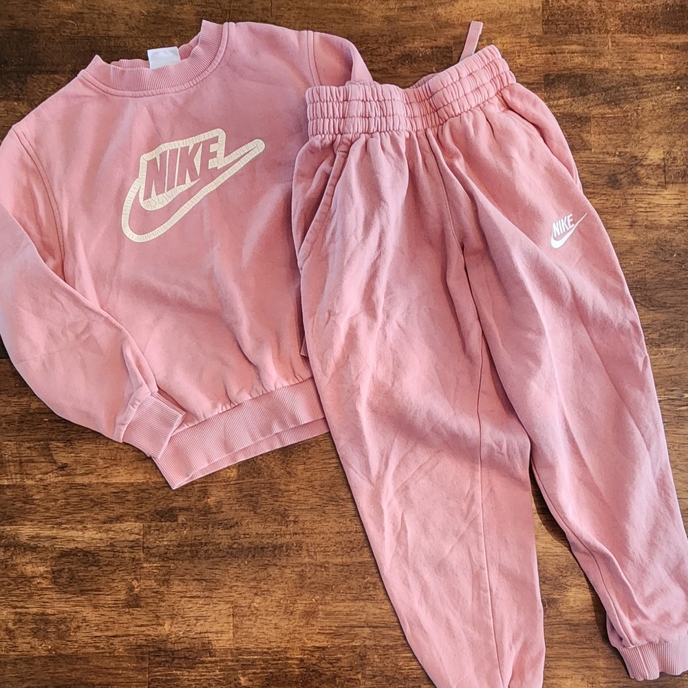 Nike Kids Pink Jogger Set